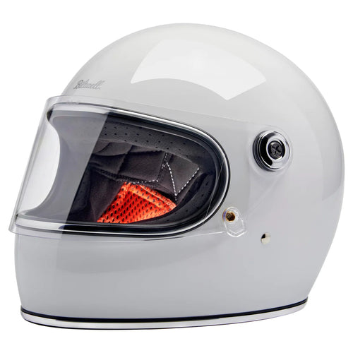 BILTWELL GRINGO S ECE R22.06 HELMET - GLOSS WHITE