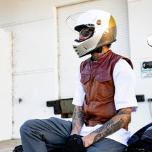 Load image into Gallery viewer, Lane Splitter Helmet - Intersection Gold Silver Bronze