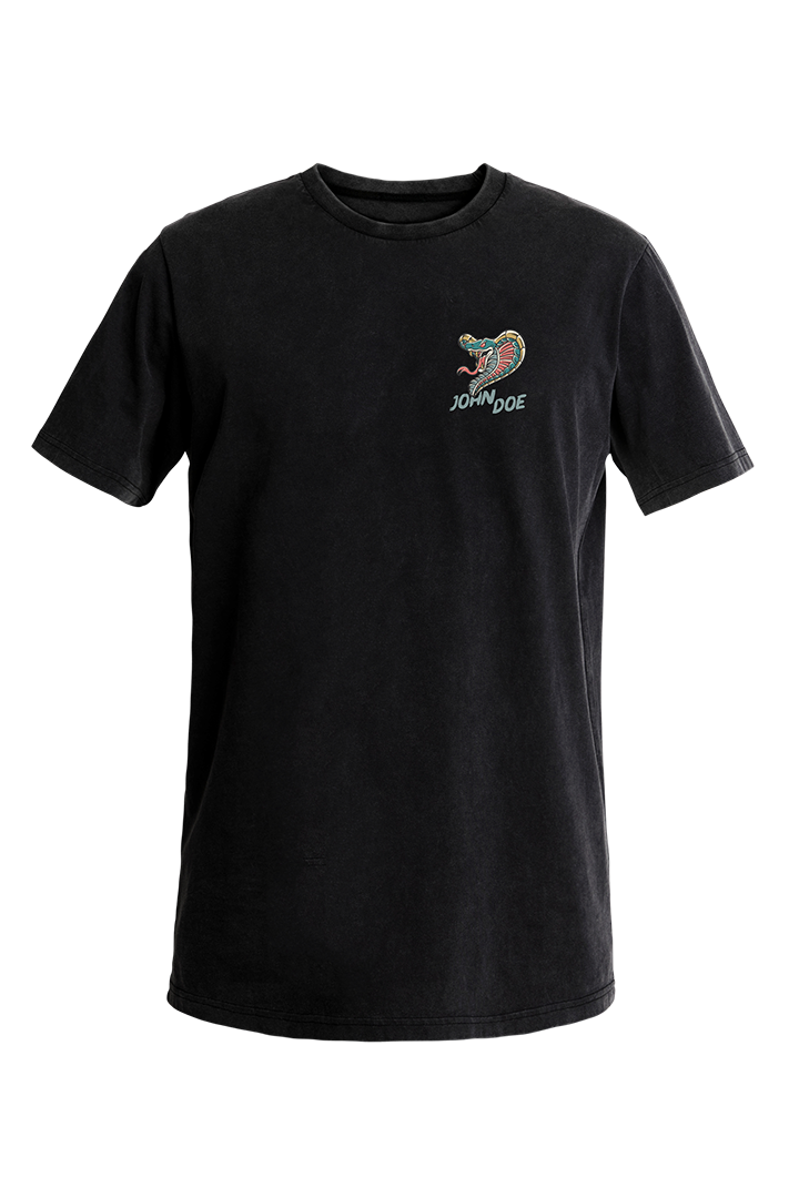 T-SHIRT SNAKE II BLACK