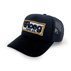 ROEG TRUCKER CAP LOGO BLACK