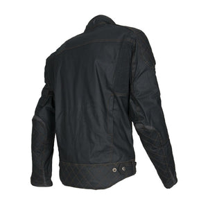 BY CITY BELFAST WAXED JACKET BLACK