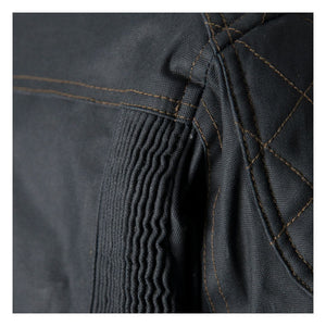 BY CITY BELFAST WAXED JACKET BLACK