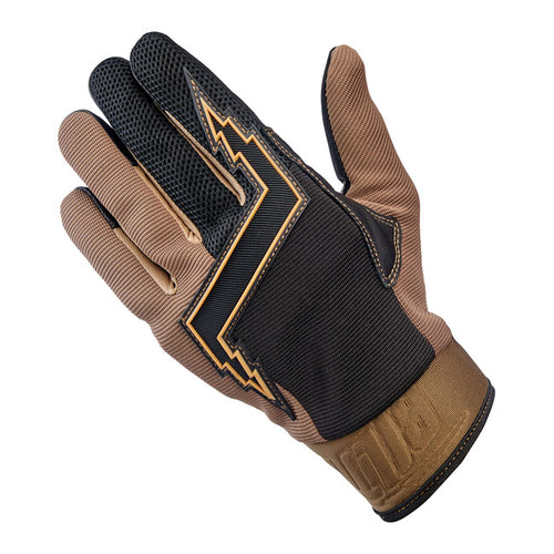 BILTWELL BAJA GLOVES CHOCOLATE/BLACK