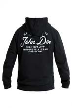Load image into Gallery viewer, HOODIE JD LETTERING BLACK