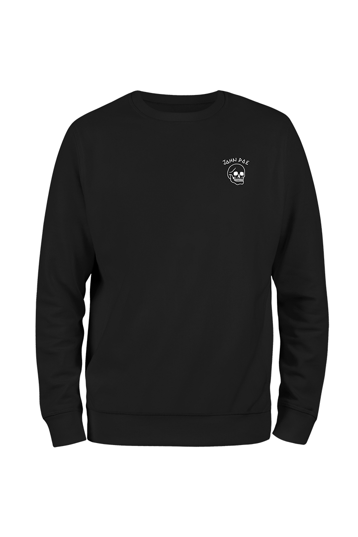 SWEATER LIVE FAST SKULL BLACK / EMBROIDERY